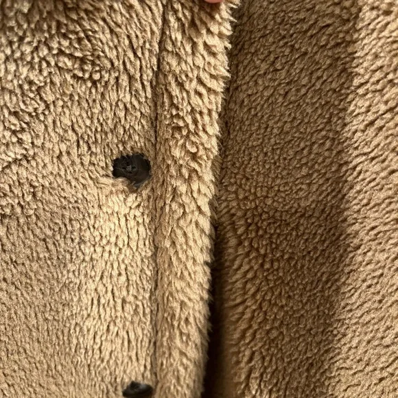 GAP Women's Brown Teddy coat - Picture 3 of 4